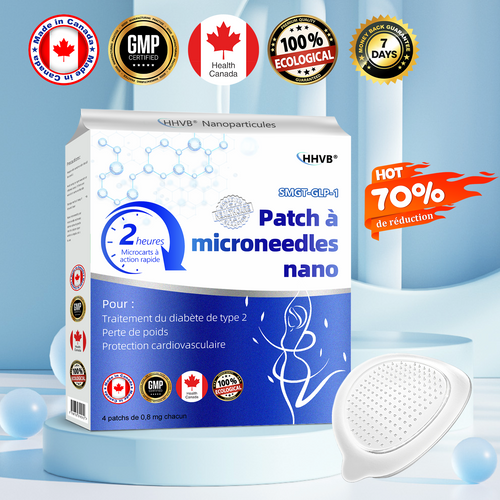 【Dernier jour de promotion : 70 % de réduction🏆🔥】𝐇𝑯𝑽𝐁® Patch à microneedles nano NIDDK-Tirzépatide 🔬(Zéro douleur, soulagement 24h/24 et 7j/7 | Perdez 9 kg RAPIDEMENT | 90 % de réduction de sucre